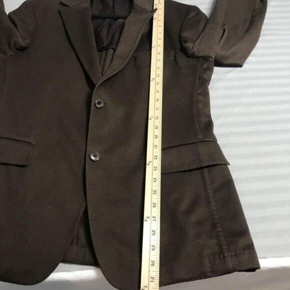 Hugo Boss Blazer Mens 42R Brown 100% Cashmere SCOLA-HX Two Button Notch Lapel - Picture 9 of 12